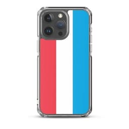 image-Coque iPhone Drapeau du Luxembourg – Étui Souple – Résistant et Antich