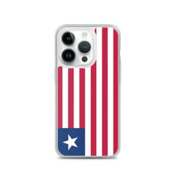 image-Coque iPhone Drapeau du Liberia – Étui Souple – Résistant et Antichoc
