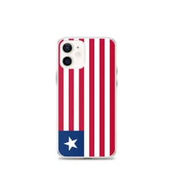 image-Coque iPhone Drapeau du Liberia – Étui Souple – Résistant et Antichoc