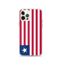 image-Coque iPhone Drapeau du Liberia – Étui Souple – Résistant et Antichoc