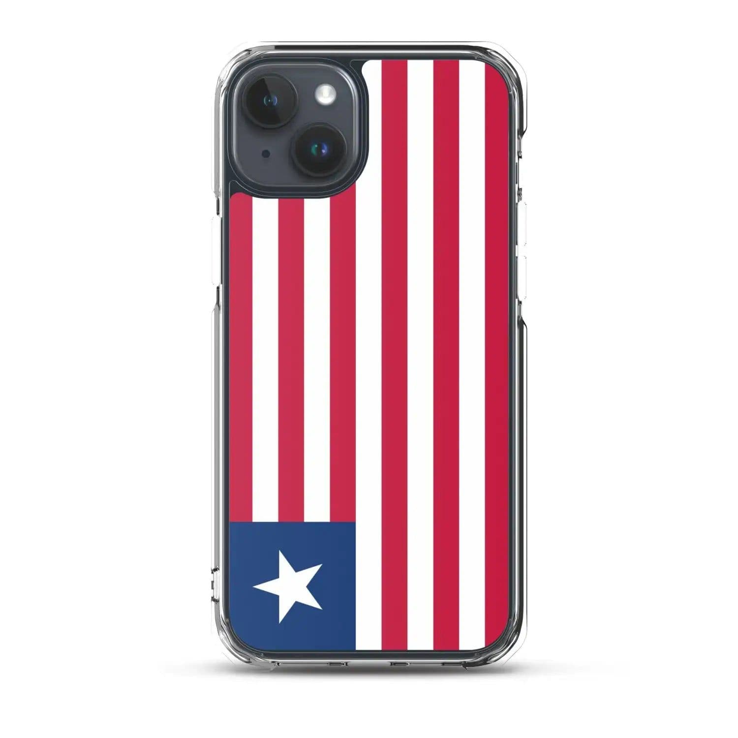 image-Coque iPhone Drapeau du Liberia – Étui Souple – Résistant et Antichoc