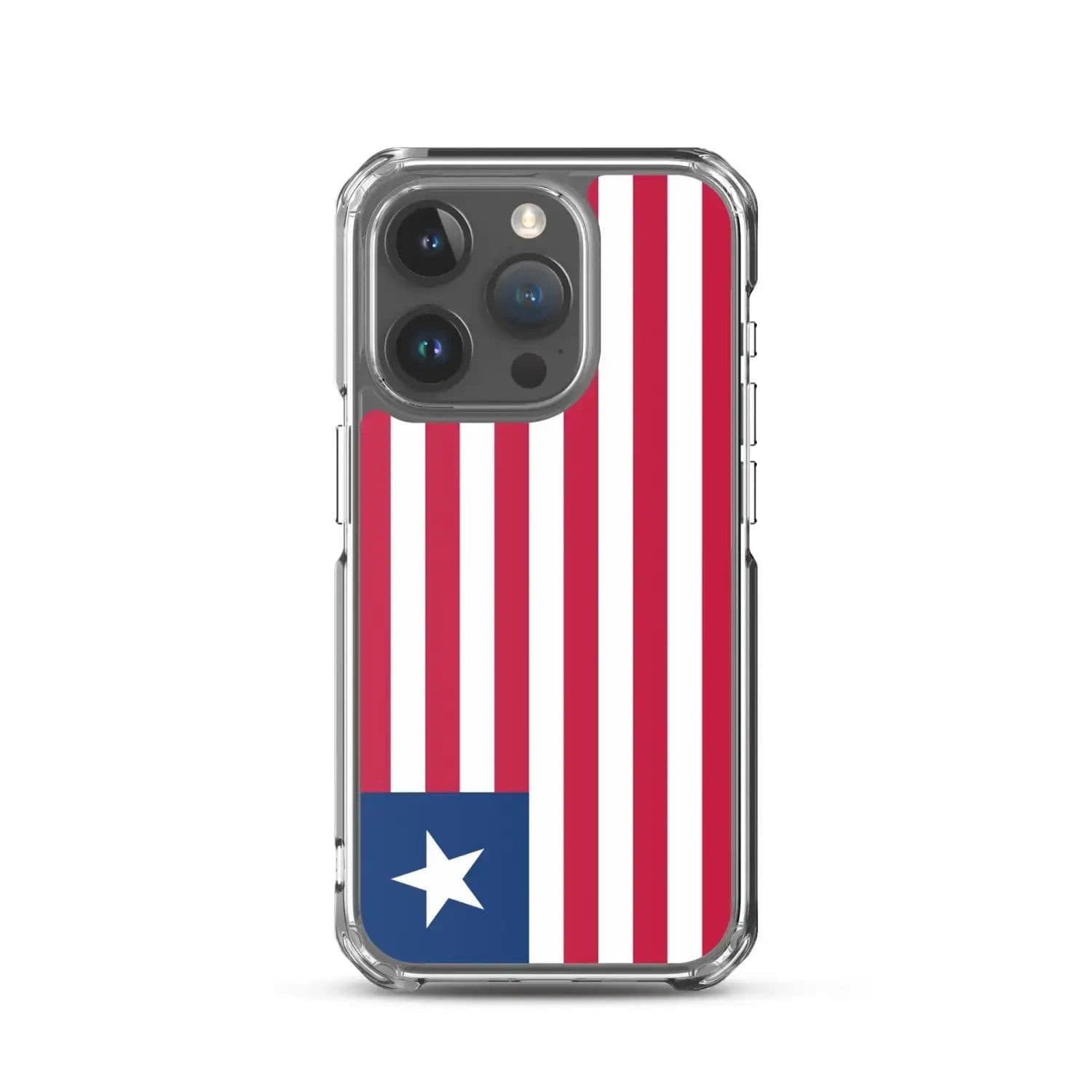image-Coque iPhone Drapeau du Liberia – Étui Souple – Résistant et Antichoc