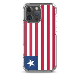 image-Coque iPhone Drapeau du Liberia – Étui Souple – Résistant et Antichoc