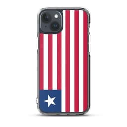 image-Coque iPhone Drapeau du Liberia – Étui Souple – Résistant et Antichoc
