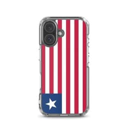 image-Coque iPhone Drapeau du Liberia – Étui Souple – Résistant et Antichoc