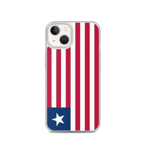 image-Coque iPhone Drapeau du Liberia – Étui Souple – Résistant et Antichoc