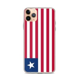 image-Coque iPhone Drapeau du Liberia – Étui Souple – Résistant et Antichoc