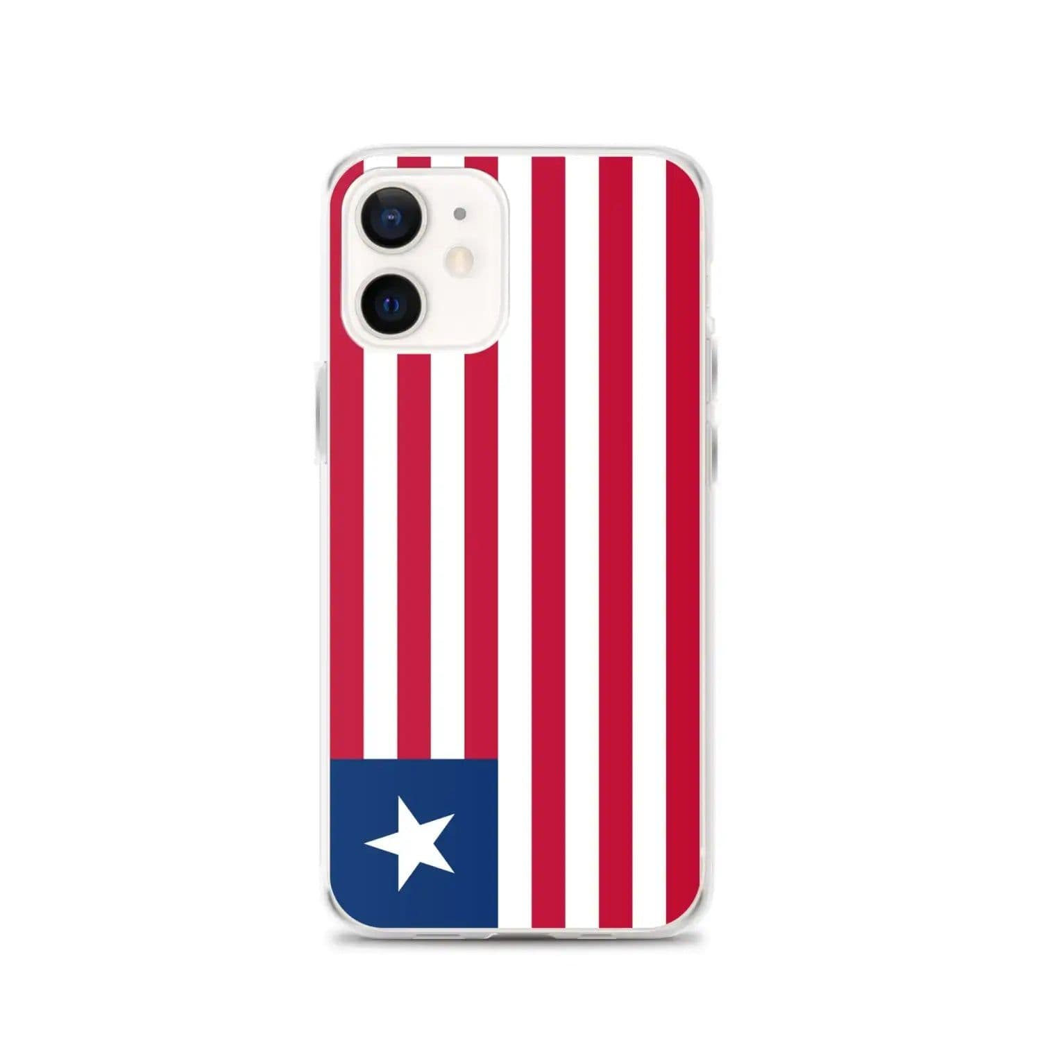 image-Coque iPhone Drapeau du Liberia – Étui Souple – Résistant et Antichoc