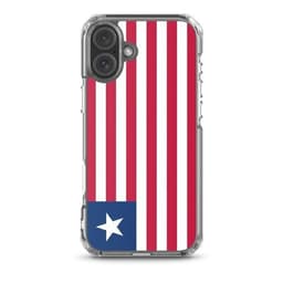 image-Coque iPhone Drapeau du Liberia – Étui Souple – Résistant et Antichoc