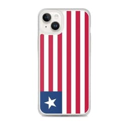 image-Coque iPhone Drapeau du Liberia – Étui Souple – Résistant et Antichoc