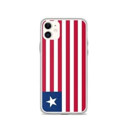 image-Coque iPhone Drapeau du Liberia – Étui Souple – Résistant et Antichoc