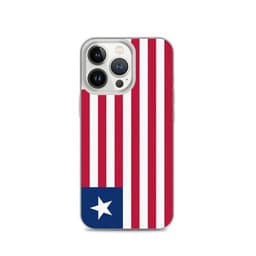 image-Coque iPhone Drapeau du Liberia – Étui Souple – Résistant et Antichoc