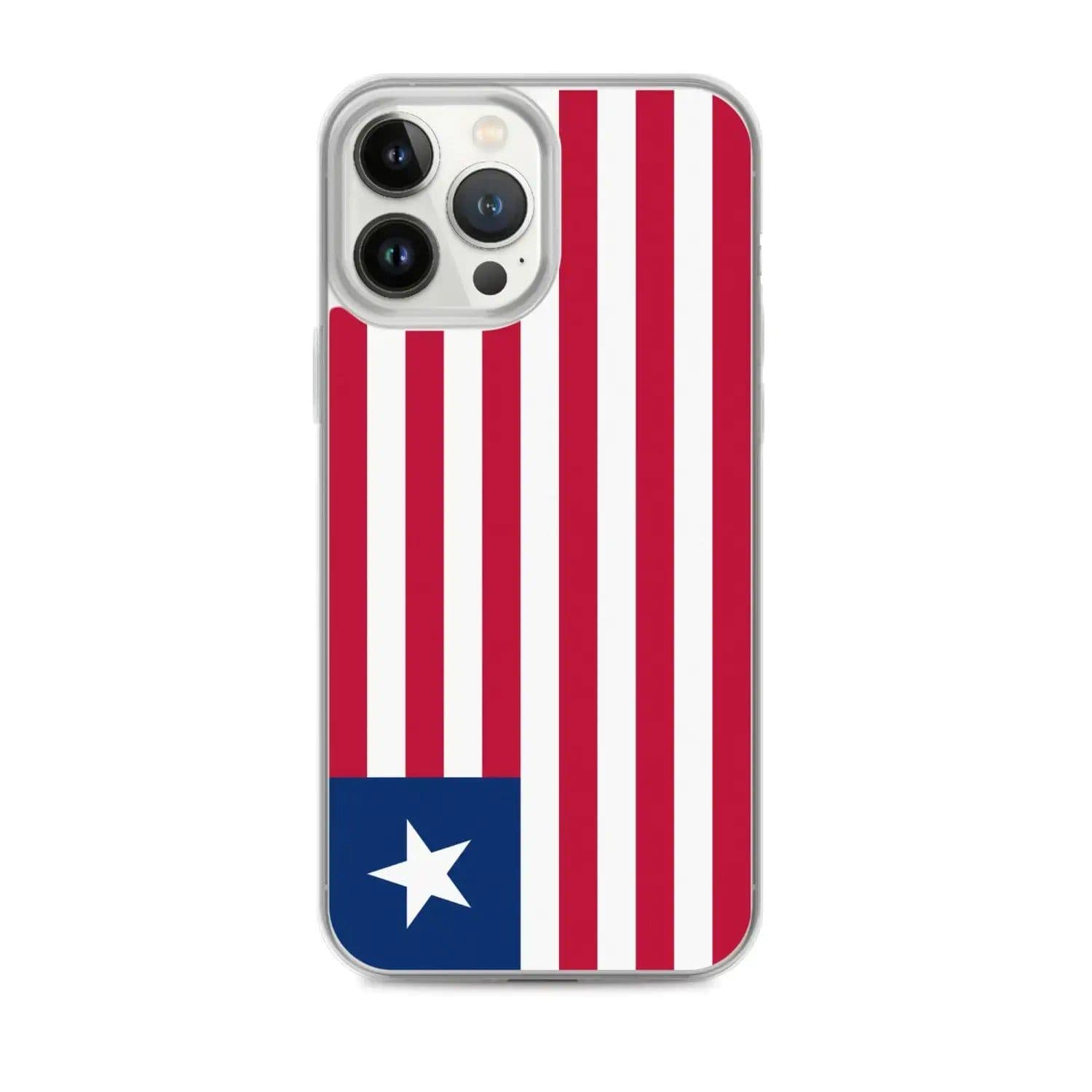 image-Coque iPhone Drapeau du Liberia – Étui Souple – Résistant et Antichoc