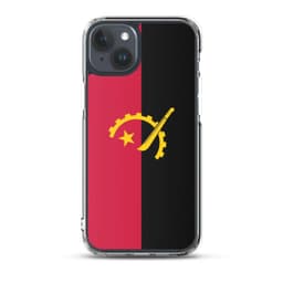 image-Coque iPhone Drapeau de l'Angola – Étui Souple – Résistant et Antichoc