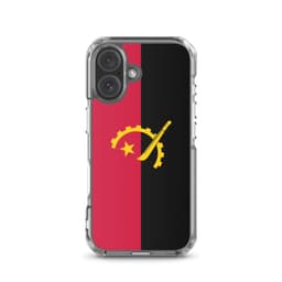 image-Coque iPhone Drapeau de l'Angola – Étui Souple – Résistant et Antichoc