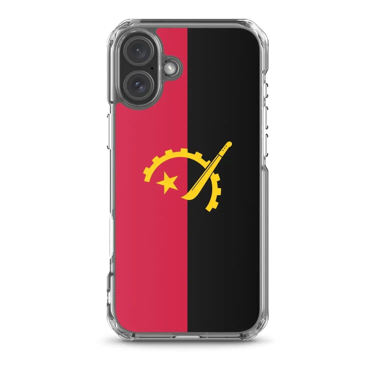image-Coque iPhone Drapeau de l'Angola – Étui Souple – Résistant et Antichoc