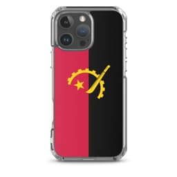 image-Coque iPhone Drapeau de l'Angola – Étui Souple – Résistant et Antichoc