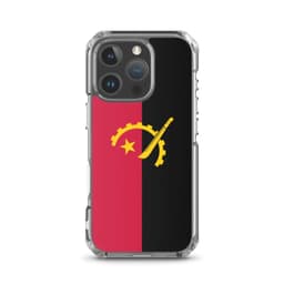 image-Coque iPhone Drapeau de l'Angola – Étui Souple – Résistant et Antichoc