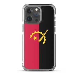 image-Coque iPhone Drapeau de l'Angola – Étui Souple – Résistant et Antichoc