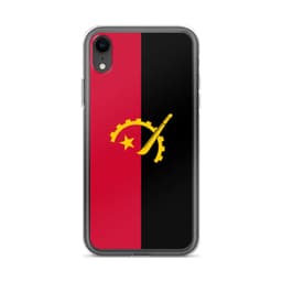 image-Coque iPhone Drapeau de l'Angola – Étui Souple – Résistant et Antichoc