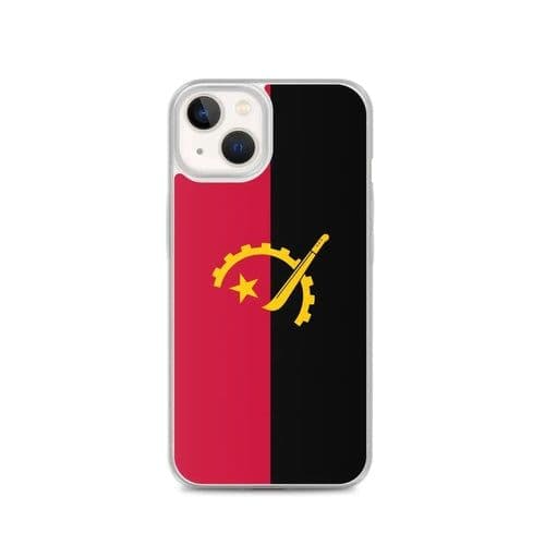 image-Coque iPhone Drapeau de l'Angola – Étui Souple – Résistant et Antichoc