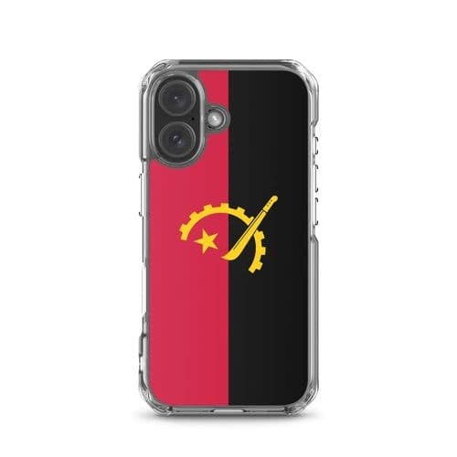 image-Coque iPhone Drapeau de l'Angola – Étui Souple – Résistant et Antichoc