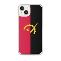 image-Coque iPhone Drapeau de l'Angola – Étui Souple – Résistant et Antichoc