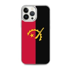 image-Coque iPhone Drapeau de l'Angola – Étui Souple – Résistant et Antichoc