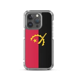 image-Coque iPhone Drapeau de l'Angola – Étui Souple – Résistant et Antichoc