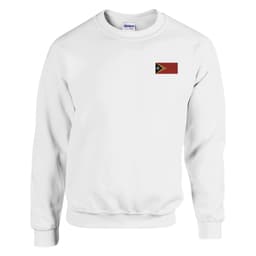 image-Sweat-shirt Drapeau du Timor oriental en broderie