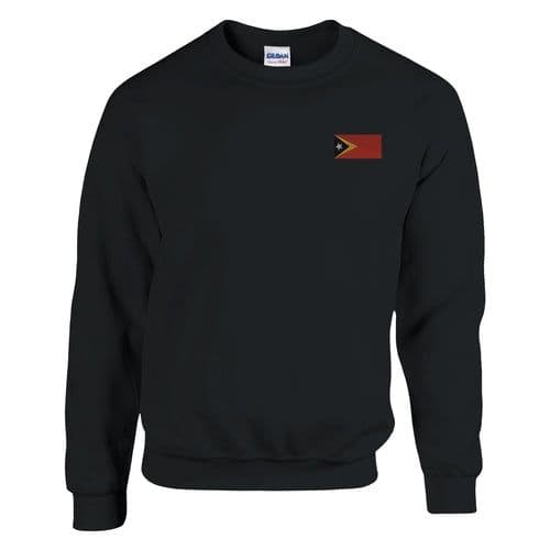 image-Sweat-shirt Drapeau du Timor oriental en broderie
