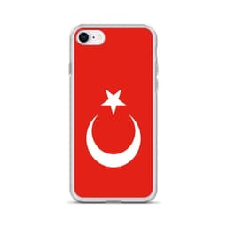 image-Coque iPhone Drapeau de la Turquie – Étui Souple – Résistant et Antich