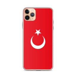 image-Coque iPhone Drapeau de la Turquie – Étui Souple – Résistant et Antich