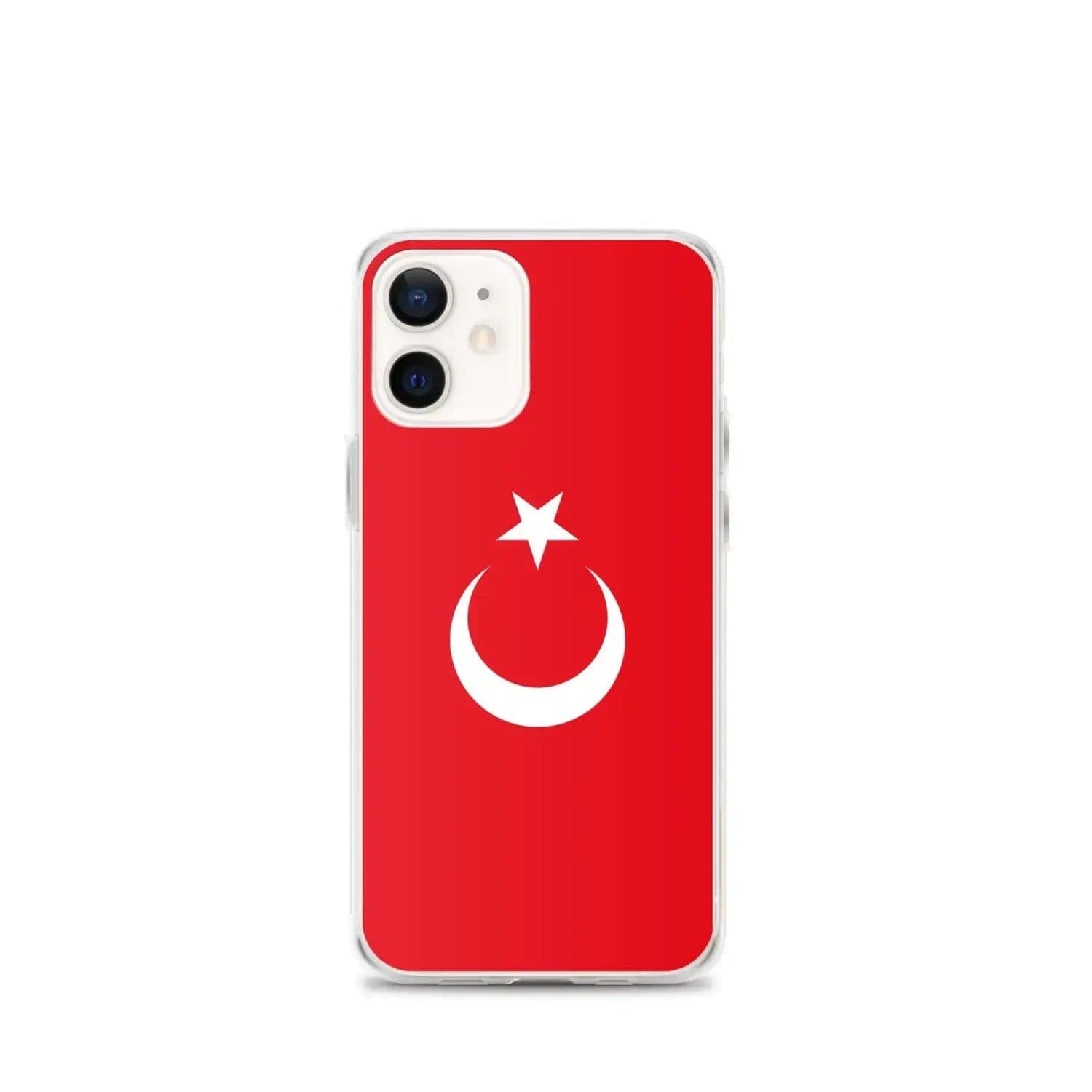 image-Coque iPhone Drapeau de la Turquie – Étui Souple – Résistant et Antich