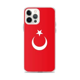 image-Coque iPhone Drapeau de la Turquie – Étui Souple – Résistant et Antich