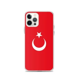 image-Coque iPhone Drapeau de la Turquie – Étui Souple – Résistant et Antich
