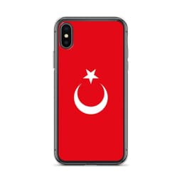 image-Coque iPhone Drapeau de la Turquie – Étui Souple – Résistant et Antich