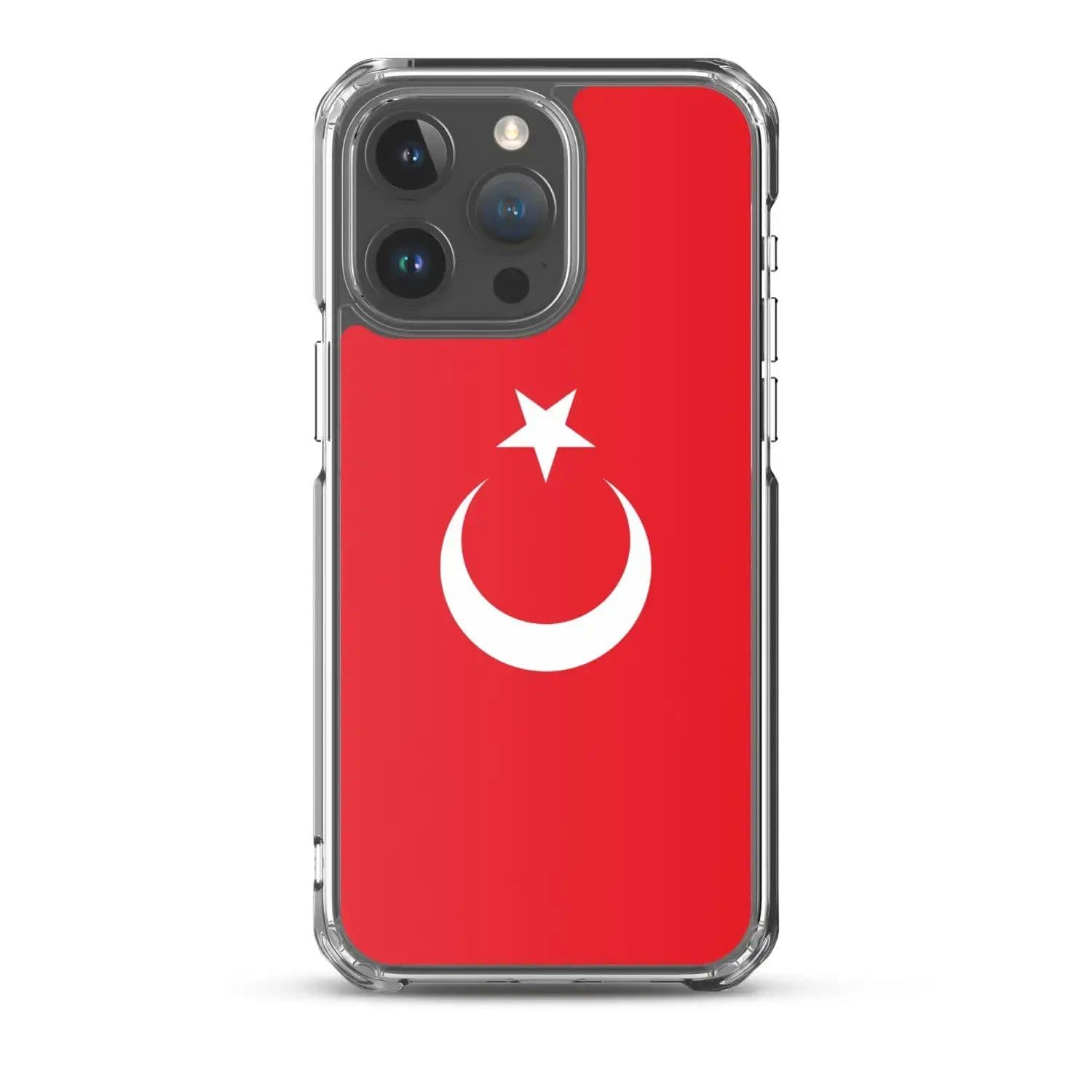 image-Coque iPhone Drapeau de la Turquie – Étui Souple – Résistant et Antich