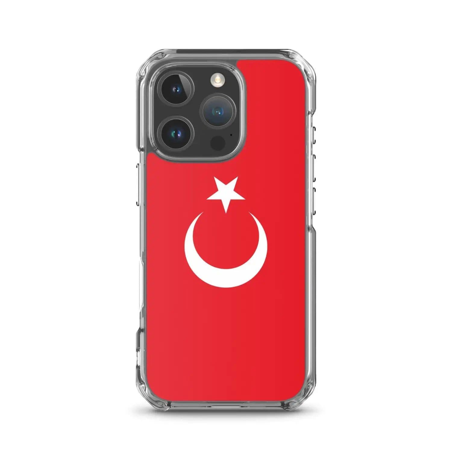 image-Coque iPhone Drapeau de la Turquie – Étui Souple – Résistant et Antich