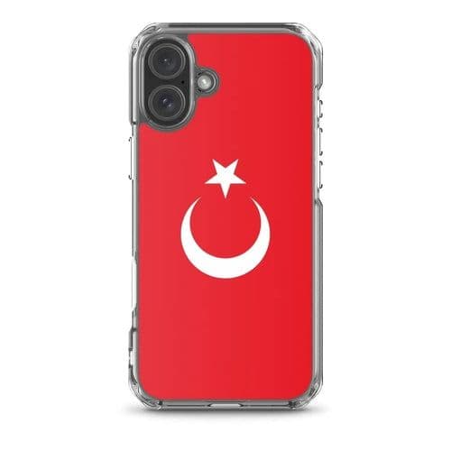 image-Coque iPhone Drapeau de la Turquie – Étui Souple – Résistant et Antich