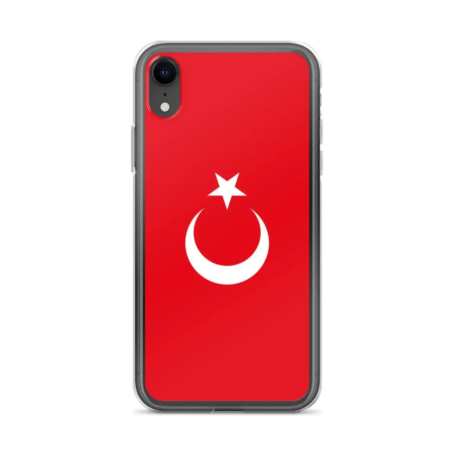 image-Coque iPhone Drapeau de la Turquie – Étui Souple – Résistant et Antich