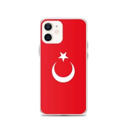 image-Coque iPhone Drapeau de la Turquie – Étui Souple – Résistant et Antich