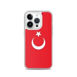 image-Coque iPhone Drapeau de la Turquie – Étui Souple – Résistant et Antich