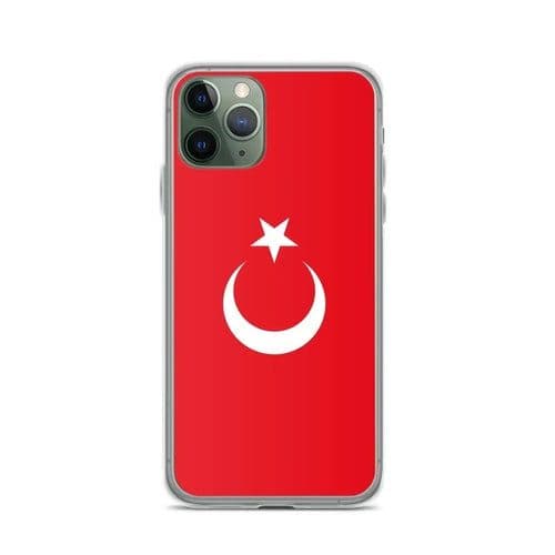 image-Coque iPhone Drapeau de la Turquie – Étui Souple – Résistant et Antich