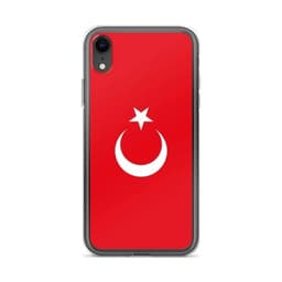 image-Coque iPhone Drapeau de la Turquie – Étui Souple – Résistant et Antich