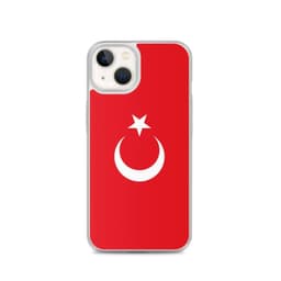 image-Coque iPhone Drapeau de la Turquie – Étui Souple – Résistant et Antich