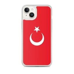 image-Coque iPhone Drapeau de la Turquie – Étui Souple – Résistant et Antich
