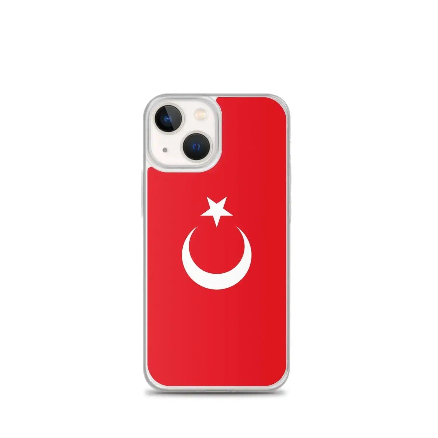 image-Coque iPhone Drapeau de la Turquie – Étui Souple – Résistant et Antich