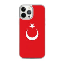image-Coque iPhone Drapeau de la Turquie – Étui Souple – Résistant et Antich