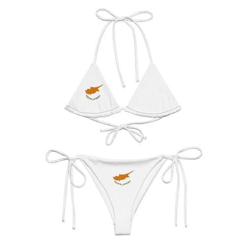 image-Bikini Femme – Drapeau de Chypre – Maillot de Bain 2 Pièces